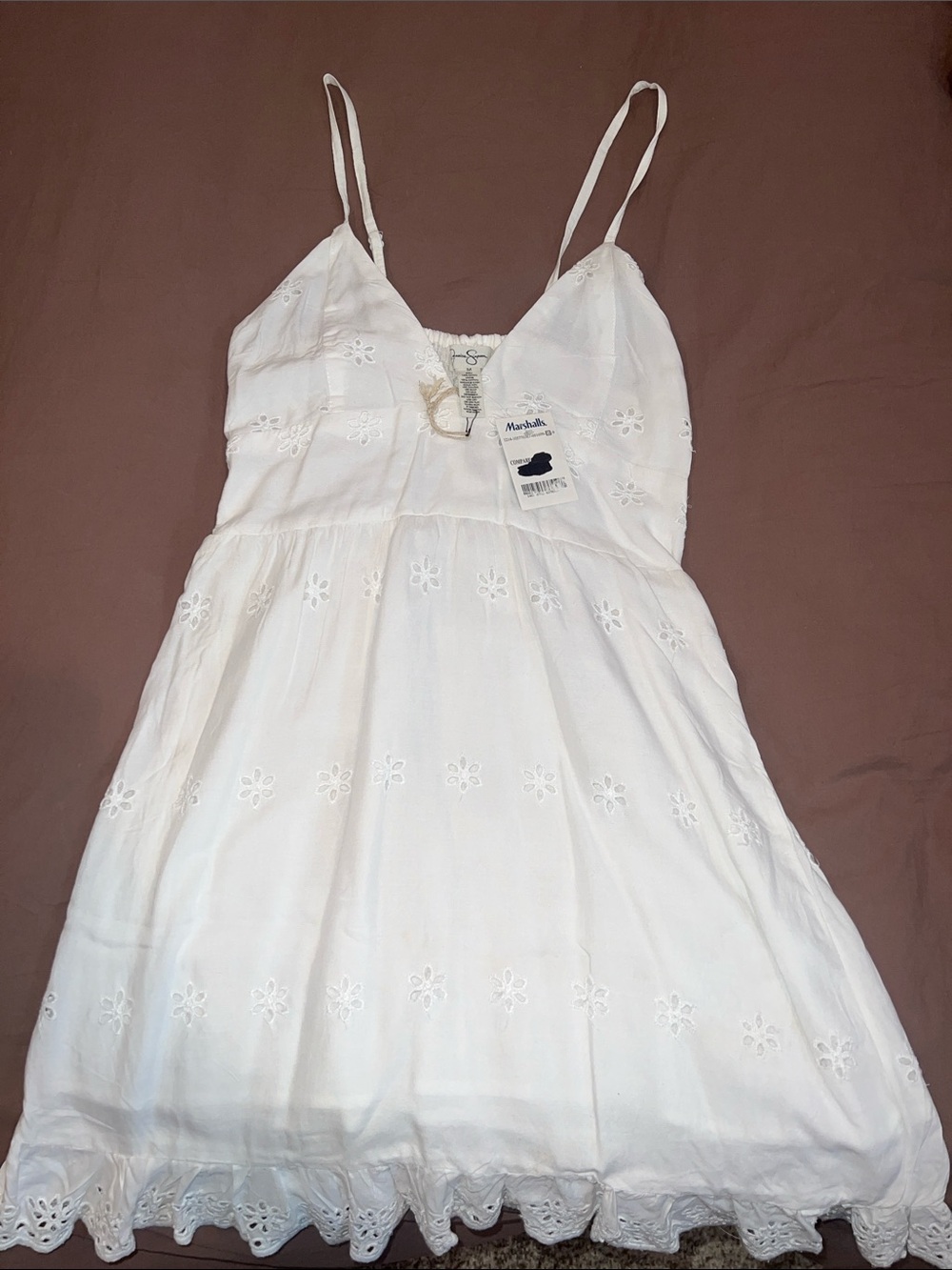 Marshalls White Eyelet Tiered Sundress